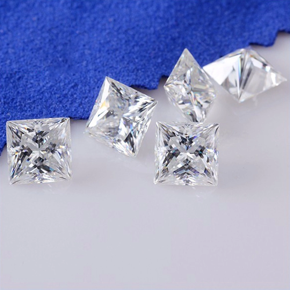 Factory Priced Lab Grown Loose Diamonds Princess Cut Diamonds Custom Finished Jewelry